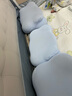 時(shí)光存折兒童云朵枕頭 人體工學(xué)護(hù)脊嬰兒寶寶學(xué)生1-3-6-12歲成長記憶棉枕 T0段 1-3歲兒童【晴空藍(lán)】 曬單實(shí)拍圖