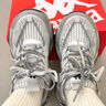 Kappa卡帕女鞋厚底老爹鞋子女2026新款百搭運動(dòng)休閑鞋輕便軟底跑鞋 奧運灰 37 曬單實(shí)拍圖