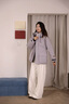 高梵風殼5.0黑金鵝絨服收腰顯瘦2025年冬女士五分短款連帽羽絨服外套 紫金2號 L 曬單實拍圖