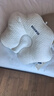 sohiwoo嬰兒定型枕0到6個月以上新生兒枕頭嬰兒枕頭預(yù)防扁頭偏頭 拼色 【白藍(lán)】升級抗菌防螨款 40x29x9cm 曬單實拍圖