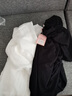 棉致大碼女裝春夏新款胖mm寬松顯瘦蝴蝶結(jié)系帶T恤+花邊蛋糕裙兩件套裝 套裝【長裙＋上衣 XL 建議120-140斤 曬單實(shí)拍圖