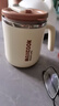 美廚（maxcook）316不銹鋼馬克杯水杯 保溫杯子帶蓋咖啡燕麥早餐茶杯450ml 焦糖棕 曬單實拍圖