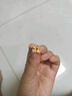 周六福輕婚嫁系列蝴蝶結(jié)黃金耳墜女生日禮物計(jì)價(jià)A0912513 一對(duì) 約1.96g 曬單實(shí)拍圖