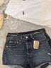 Levi's商場(chǎng)同款李維斯冰酷系列25年春夏新款女士短袖純棉T恤0019B 白色 M 曬單實(shí)拍圖