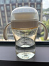 迪福倫學(xué)飲杯寶寶嘬口杯ppsu廣口兒童魔術(shù)水杯嬰兒喝水喝奶唇控啜飲杯 【12月+】PPSU嘬口杯白色 300ml 曬單實(shí)拍圖