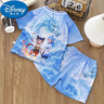 迪士尼（Disney）2025哪吒套裝夏季兒童短袖短褲兩件套帥氣新品冰絲清涼中小童 藍(lán)色(套裝)哪吒敖丙 130 【建議身高120-130CM】 曬單實(shí)拍圖