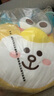 名創(chuàng  )優(yōu)品（MINISO）SESAME STREET × LINE FRIENDS系列15號靠枕 可妮兔 曬單實(shí)拍圖