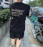 NEW BALANCENB短袖T恤男裝2025夏季新款運動服針織透氣圓領上衣體恤情侶半袖 AMT52330BK黑色 L 曬單實拍圖