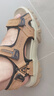 駱駝（CAMEL）魔術(shù)貼沙灘戶外徒步登山男士休閑涼鞋 G15M307028 沙漠黃 42 曬單實(shí)拍圖