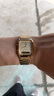 卡西歐（CASIO）手表 復古小方表 ins網(wǎng)紅小金表 中性學(xué)生電子表 AQ-230GA-9D 曬單實(shí)拍圖