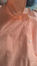 無印良品（MUJI）女式 涼感 襯衫領(lǐng)短袖襯衫女士襯衣女裝25年夏季上衣涼感物語 淺橙色條紋 XL (165/92A) 曬單實(shí)拍圖