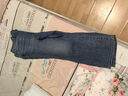 OVV2025春夏新款女裝意大利進口面料優(yōu)雅微喇七分牛仔褲 牛仔藍 29 曬單實拍圖