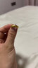 謝瑞麟黃金戒指古法泥鰍背足金情侶對(duì)戒送女友老婆情人節(jié)七夕禮物計(jì)價(jià) 足金情侶素圈活口女戒約3.55克 曬單實(shí)拍圖