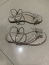 百麗時(shí)尚夾腳人字拖女224夏商場(chǎng)同款休閑拖鞋A9J1DBL4 銀色 36 曬單實(shí)拍圖