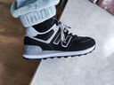 NEW BALANCE 運(yùn)動(dòng)鞋男鞋女鞋透氣復(fù)古拼接經(jīng)典休閑鞋574系列ML574EVB 40 曬單實(shí)拍圖