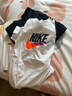 耐克大童透氣梭織短褲男女童輕便網(wǎng)眼舒適運動褲NIKE CLUB HF8138 010黑/白 140 S 曬單實拍圖