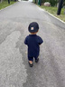 G.DUCKKIDS小黃鴨童裝男童夏季套裝兒童衣服男寶寶運動服純棉夏裝短袖兩件套 藏青色 90 尺碼建議1~2歲cm 曬單實拍圖
