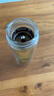 米家玻璃杯 雙層帶茶隔水杯 耐高溫泡茶杯  加厚透明杯子400mL 金屬灰 曬單實(shí)拍圖