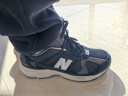 NEW BALANCE  NB878官方老爹鞋男鞋女鞋情侶復古百搭低幫運動(dòng)休閑鞋 藏藍色/灰色 CM878KE1 41.5 (腳長(cháng)26cm) 曬單實(shí)拍圖