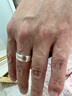 FENDESY 足銀男士戒指 寬面款8MM 活口單戒尾戒子  簡約光面戒指送人禮物 男款開口 尺碼可調(diào)節(jié) 曬單實(shí)拍圖