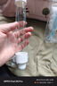 其他家鸚鵡飲水器撞針喝水壺大號自動(dòng)喂水器小中型寵物龍貓外掛兔子水杯 白色 130ml 曬單實(shí)拍圖