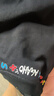古由卡（GUUKA）xAGAHOT潮牌t恤男士短袖情侶裝衣服夏季男裝青年半袖打底衫寬松型 黑色 F7918 M 曬單實(shí)拍圖
