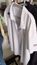 DESCENTE迪桑特RUNNING系列跑步運(yùn)動健身男士短袖POLO衫 WT-Bright White Tpg 2XL (185/104A) 曬單實(shí)拍圖