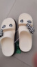 秋致夏增高涼拖鞋女士夏季厚底室內(nèi)網(wǎng)紅ins風(fēng)高跟拖鞋新款軟底防滑外穿 黑色 37-38 曬單實(shí)拍圖
