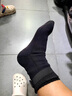 CTRLEND潛水襪游泳襪浮潛自由潛潛水鞋專(zhuān)用防割防滑沙灘襪女防曬潛水襪子 黑色【M（38-39碼）】 曬單實(shí)拍圖