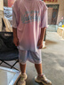 G.DUCKKIDS小黃鴨童裝兒童籃球服套裝夏季洋氣薄款女童套裝速干夏款大童服裝 粉色 褲子無數(shù)字 160 (建議150cm 13-14歲左右)cm 曬單實拍圖