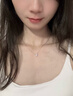 Grace Girl輕奢2025爆款閃鋯鼻屎鉆項(xiàng)鏈趙露思同款七夕情人節(jié)禮物送女友老婆 3mm單鉆項(xiàng)鏈 曬單實(shí)拍圖
