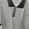 中小學生校服內搭短袖T恤夏季休閑高中生白色上衣polo衫高中班服 白色+藏藍領白邊 180 曬單實拍圖