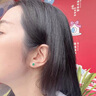 菲樂(lè )普耳釘女士祖母綠18K金鉆石耳飾品高端寶石生日紀念禮物送女友老婆 0.8ct祖母綠耳釘 品牌禮盒 曬單實(shí)拍圖
