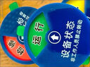 豪思克普 設(shè)備狀態(tài)標(biāo)識(shí)牌6*6cm亞克力可定制儀器運(yùn)行標(biāo)志牌自帶背膠磁吸3區(qū)（運(yùn)行/檢修/待機(jī)） 曬單實(shí)拍圖