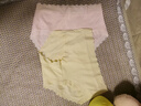 貓人4條女士內(nèi)褲女純棉嬰兒棉10a桑蠶絲底襠高彈大碼中腰舒適透氣L 曬單實拍圖