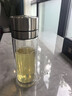 【一鍵開(kāi)蓋】男士茶杯雙層玻璃杯高級(jí)茶杯高檔大容量水杯刻字定制 -鍵速開(kāi)【500毫升】全鋼升級(jí)*單手開(kāi)關(guān) 【一帆風(fēng)順】-【刻名字】告訴客服 曬單實(shí)拍圖