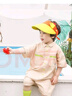KocotreeKK樹(shù)兒童太陽(yáng)帽空頂帽防曬帽春夏男女童帽子寶寶遮陽(yáng)帽 黃色小鴨-卡通版 S（48-52cm)建議1-3歲 曬單實(shí)拍圖