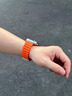 IFACE MALL新25夏款適用蘋(píng)果手表表帶apple watch ultra2海洋硅膠雙扣回環(huán)表帶iwatch S10/9/8/7/6/se表腕帶 橙色-海洋表帶 | 彈力鈦色扣 49mm表盤(pán)【適用Ultra2/1 】 曬單實(shí)拍圖