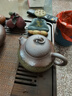 小院遇見創(chuàng)意柴燒小號西施壺功夫茶具禪意粗陶家用泡茶壺手工 柴窯梨型壺（大號） 160ml 曬單實拍圖