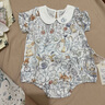 OAK FAMILY嬰兒短袖紗布包屁衣寶寶衣服夏季新生兒爬服母嬰a類 夢境樂園 不含帽子 66cm （推薦3-6個月） 曬單實拍圖