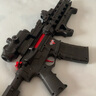 悍迪AR-15電動連水發(fā)珠玩具槍軟彈手自一體突擊步搶男孩玩具 悍迪毒蛇AR15高配 六一兒童節(jié)禮物 曬單實拍圖