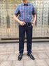 皮爾卡丹（pierre cardin）七夕情人節(jié)禮物休閑褲男夏季商務(wù)休閑長褲冰絲透氣直筒褲修身 曬單實(shí)拍圖