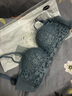 曼可嬌內(nèi)衣女小胸罩聚攏調(diào)整型bra少女日系收副乳上托無(wú)鋼圈文胸套裝 藍(lán)色 S 32/70(AB通杯厚約2.5CM) 曬單實(shí)拍圖