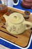 古悅堂【新品】宜興名家全手工紫砂壺小容量茶壺功夫茶具 段泥石瓢壺 刻繪款 約140ml 曬單實拍圖