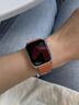 KZD適用蘋果真皮表帶手S10愛馬仕iwatch9/8/7se夏天款高級ultra2 愛馬橙 新品適用iWatch S10 46mm 曬單實(shí)拍圖