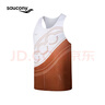 Saucony索康尼Soul runner單層背心春夏運動(dòng)背心男 姜餅橙漸變印花PR217 M 曬單實(shí)拍圖