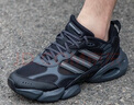 阿迪達(dá)斯（adidas）運(yùn)動鞋男鞋女鞋 夏季新款CLIMACOOL清風(fēng)休閑鞋輕便透氣跑步鞋 清風(fēng)鞋/鞋底鏤空/黑-灰 40 碼 曬單實(shí)拍圖