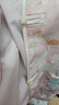 三彩2025春季新款顯瘦新中式緞面提花暈染印花外套寬松女 曬單實拍圖