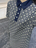 Tory Burch 湯麗柏琦 T恤式翻領(lǐng)印花POLO連衣裙 TB 156841 Tory 海軍藍(lán) 400 XS 推薦80-90斤 曬單實(shí)拍圖