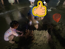 小野七天嬰兒連體泳衣女寶寶防曬泳衣帶帽兒童泳衣女連體長(zhǎng)袖速干兒童泳衣 100 （4碼適合身高90-100） 曬單實(shí)拍圖